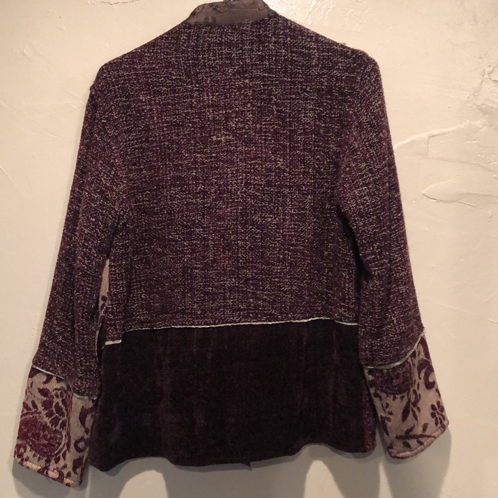 Flashback Mixed Media Patchwork Jacket. Size S/M - image 7